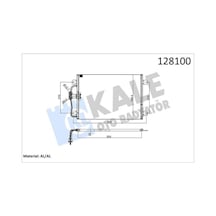 Kale 050abc020 Klima Kondenseri Megane I 96-03 1.4-1.6-2.0-1.9d 545x391x16 7700425843-7700432392-7702258286