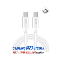 Samsung M23 Uyumlu 5g Şarj Kablosu 25w Hızlı Type-c Kablo