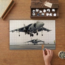 Havalanan Uçaklar Tasarımı 240 Parça Ahşap Puzzle Ahşap Kutuda Mpy20289