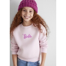 Mavi - Barbie Baskılı Pembe Sweatshirt 7s10185-71007 Pembe