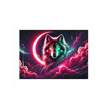 Neon Kurt Portresi Hediyelik Mdf Tablo
