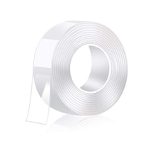5m Çift Taraflı Bant Ekstra Güçlü Yıkanabilir İnce Nano Bant, Halı, Ev, Mutfak, Araba Veya Ofis İçin Şeffaf Ve Çıkarılabilir Çift Taraflı Bant