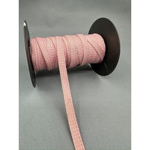 1 Cm Çizgili Puntalı Şerit-5 Metre - Gül Kurusu