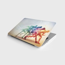 Laptop Sticker Notebook Kaplama Etiketi Running