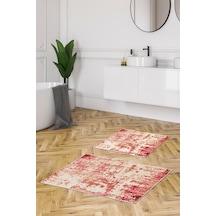 Alanur Trend Kaymaz Taban Dijital Banyo Takımı Kt496 Bordo