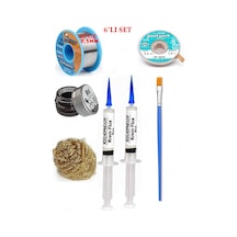 Lehimleme Seti 40 G 0,5 Mm Lehim Teli Cp-3515 Lehim Fitili Flux Lehim Toplama Tek Fırça Seti Tk190