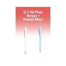 My Iq Plus Versatil Kalem 0.7 Beyaz + Pastel Mavi Mavi