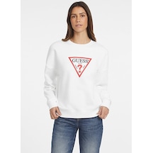 Guess Kadın Sweatshirt-w4yq00kc811 Beyaz