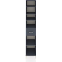 Hyperion Dolap 5 Raflı Tek Çekmeceli 44x44x243 Antrasit-antrasit Antrasit