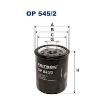 FILTRON OP545/2 Yag Filtresi (Fiat:Albea-Doblo-Palio 1.2-Stilo 1.2 1.4) 11715849 46544820 OP5452 (WC984724)