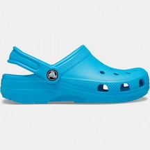 Crocs Unisex Marka Logolu Hafif Su Dostlu Sürdürülebilir Stilli Yumuşak Ve Destekleyici Rahat Tabanlı Venetian Blue Terlik 206991 4ox