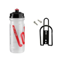 Elite Loli Performance 600ml Matara Ve Matara Kafesi Seti Montaj Vidası Dahil Şeffaf - Yeşil