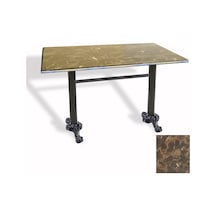 Çipa Döküm Ayak Masa 80x120 Cm - Werzalit, Wermodin Ve Allzalit Tabla - Karacabey Mermer Çok Renkli