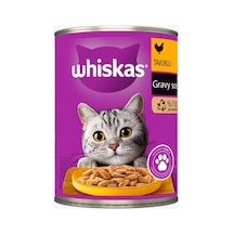 Whiskas Konserve Tavuk Etli Kedi Maması 400 G 4'li Avantaj Paketi Mıchu