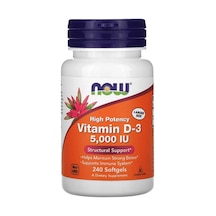 High Potency Vitamin D-3 125 Mcg 5,000 Iu 240 Softgels