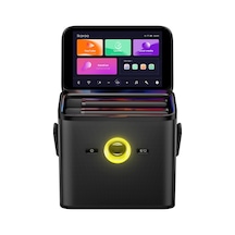 Ikarao Partybox Shell S3 80w Karaoke Bluetooth Hoparlör Seti, 7.1" Dahili Tablet, 2 Kablosuz Mikrofo