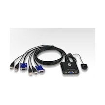 2 Port Usb Vga Kvm Keyboard/Video Monitor/Mouse Switch. Masaüst