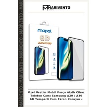 Özel Üretim Mobil Parça Akıllı Cihaz Telefon Camı Samsung A20 / A30 6d Temperli Cam Ekran Koruyucu