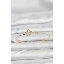 Yıldız Model Gold Renk Bileklik - Lisinya Çok Renkli