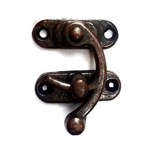 Jenerik Yay Gözü, Ahşap Kutu Klipsi - Minik 20x24 Mm, Antik, 1 Adet