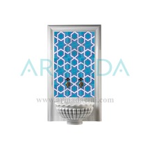 Armada Çini 60X100 CM Sp 98 Mavi Yıldız Serigraf Türk Hamamı Pano