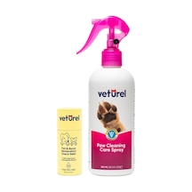 Pati Balm%100 Doğal Kedi Köpek Nemlendirici 40gr + Pati Temizleme Spreyi Koku Ve Kir Giderici 300ml