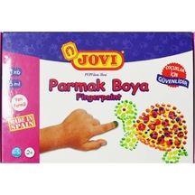 546 - 6x40 Ml Kutulu Parmak Boya 6 Renk Çok Renkli