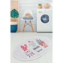 Happy Cactus Djt 80X120 Cm Banyo Halısı, Pasas