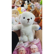 Oyuncak Peluş Sevimli Kar Beyaz Ayıcık 22 Cm