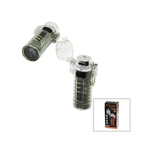 Bezos Çakmaklı Usb Şarjlı 5-in-1 Led Cob El Feneri Su Geçirmez, Kilitli Mmbz Çok Renkli