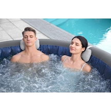 Lay-z-spa 6001t Santorini Smart Hydrojet Pro Enerji Tasarruflu Şişme Spa Havuzu, Mobil Uygulama Kontrollü, 5-7 Kişilik Gri