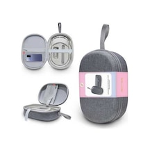 Pazly Jys Jys-app001 Vision Pro Vr Aksesuarları Koruma Kılıfı Çantası, Gri Keten Kapak