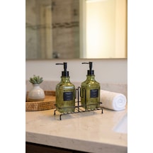 Makri Home Modern Çizgili Desenli Cam Ikili Sıvı Sabunluk & Deterjanlık Seti, Yeşil- 500 Ml Cam Sabunluk Yeşil Makri Home Modern Çizgili Desenli Cam Ikili Sıvı Sabunluk & Deterjanlık Seti, Yeşil- 500 Ml Cam Sabunluk Yeşil
