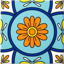 Can Seramik – 10x10 Cm. Cç-95 Kütahya Çini Karo 5'li 1 Paket