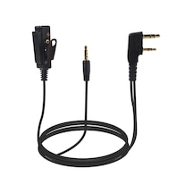 Baofeng Uv5r 888s, Kenwood Radyolar Ve Dahili Mikrofonlu 3.5mm Ses Girişi Arayüzü Kulaklıkları İle Uyumlu Ptt'li P Diğer