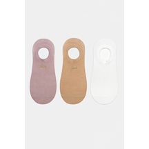 Penti Believe 3lü Pembe Çok Renkli Sneaker Çorap