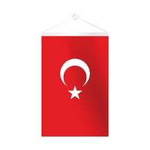 Dörtgen Ay Yıldız Flama 25x35 cm