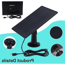 Besthome1 Dream011 Siyah 3w Etec Taşınabilir Katlanabilir Güneş Paneli Yüksek Verimli Usb C Mikro Usb Bağlantılı 360 Ayarlanabi Besthome1 Dream011 Siyah 3w Etec Taşınabilir Katlanabilir Güneş Paneli Yüksek Verimli Usb C Mikro Usb Bağlantılı 360 Ayarlanabi