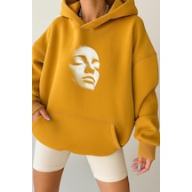 Silüet Unisex Kapüşonlu Sweat Sari