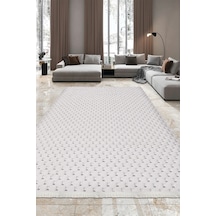 Youdayhomecollection Riko Model Halı 80x80 Beyaz
