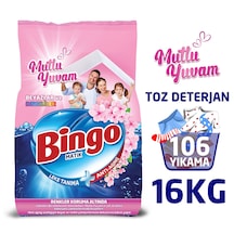Bingo Matik Mutlu Yuvam Renkliler ve Beyazlar Toz Çamaşır Deterjanı Dev Ekonomi Paketi 2 x 8 KG