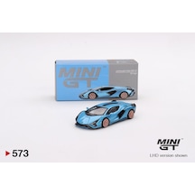 Mini Gt Lamborghini Sián Fkp 37 Blu Aegir - 573