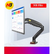 Nb F80 17-30 Lcd Led Monitör Tutucu Stand Alüminyum Amortisörlü
