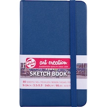 Talens Art Creation Sketch Book 9x14 CM 140g 80 Yaprak Navy Blue