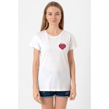 One Piece Anime Ope Ope Devil Fruit Beyaz Kadın Bisikletyaka Tshirt 001