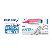 Sensodyne Nourish Diş Macunu 50 Ml + Diş Eti Bakım Diş Fırçası
