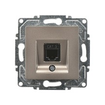 Günsan Eqona Radius Neoline Nümeris Telefon Prizi Cat3 , Mocha Mekanizma + Tuşkapak