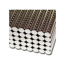 10 Adet 6mm X 3mm Yuvarlak Güçlü Neodyum Mıknatıs Magnet