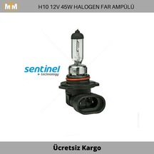 Sentinel H10 Halogen Far Ve Sis Ampülü 12V 45W