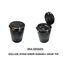 Küllük Tip Işıklı Kapaklı Siyah/krom 007